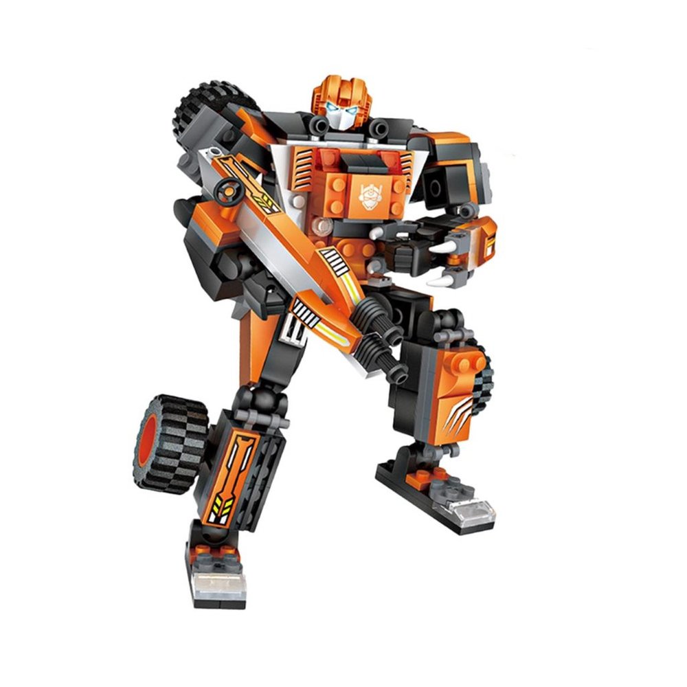 Transformer Orange LOZ Mini Blocks